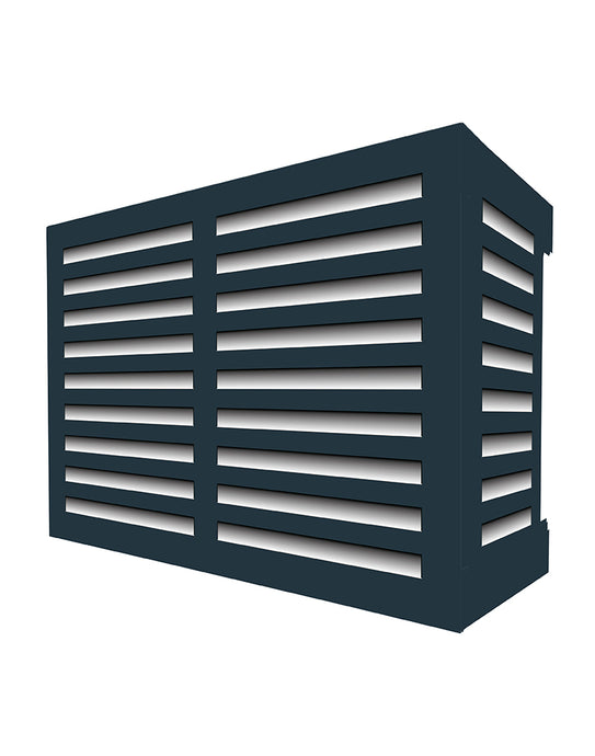 Jeacent Klimaanlagenabdeckungen für Außengeräte Schwarz, AC-Abdeckung für  Außengerät, Klimaanlagen-Blattschutz mit offenem Netz (36 36)